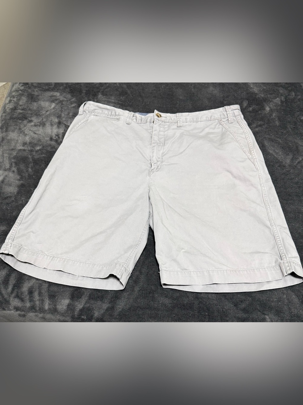 Ralph Lauren Light Gray Flat Front Chino Shorts